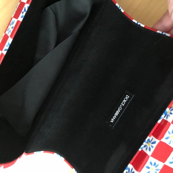 Dolce & Gabbana Red and White Glasses Case - Picture 3 of 7